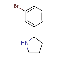 2-(3-bromophenyl)pyrrolidine