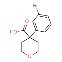 4-(3-bromophenyl)oxane-4-carboxylic acid
