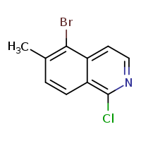 5-bromo-1-chloro-6-methylisoquinoline