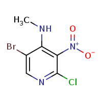 5-bromo-2-chloro-N-methyl-3-nitropyridin-4-amine