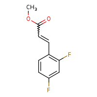methyl (2E)-3-(2,4-difluorophenyl)prop-2-enoate