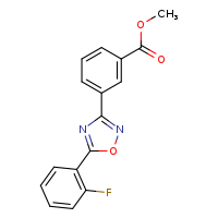 methyl 3-[5-(2-fluorophenyl)-1,2,4-oxadiazol-3-yl]benzoate