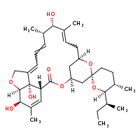 (1'R,2R,4'S,5S,6R,8'R,10'Z,12'S,13'S,14'Z,20'R,21'R,24'S)-6-[(2S)-butan-2-yl]-21',24'-dihydroxy-12'-{[(2R,4S,5S,6S)-5-hydroxy-4-methoxy-6-methyloxan-2-yl]oxy}-5,11',13',22'-tetramethyl-3',7',19'-trioxaspiro[oxane-2,6'-tetracyclo[15.6.1.1?,?.0Â²?,Â²?]pentacosane]-10',14',16',22'-tetraen-2'-one