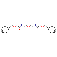 2-{bicyclo[6.1.0]non-4-yn-9-ylmethoxy}-N-{2-[2-(2-{bicyclo[6.1.0]non-4-yn-9-ylmethoxy}acetamido)ethoxy]ethyl}acetamide