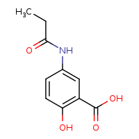 2-hydroxy-5-propanamidobenzoic acid