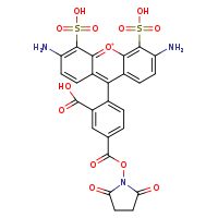 3,6-diamino-9-(2-carboxy-4-{[(2,5-dioxopyrrolidin-1-yl)oxy]carbonyl}phenyl)-4,5-disulfo-10??-xanthen-10-ylium