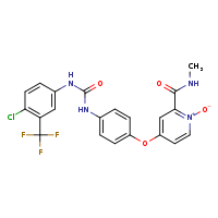 4-[4-({[4-chloro-3-(trifluoromethyl)phenyl]carbamoyl}amino)phenoxy]-2-(methylcarbamoyl)pyridin-1-ium-1-olate