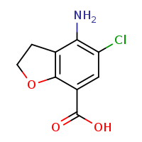 4-amino-5-chloro-2,3-dihydro-1-benzofuran-7-carboxylic acid