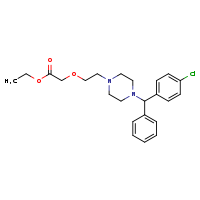 ethyl 2-(2-{4-[(4-chlorophenyl)(phenyl)methyl]piperazin-1-yl}ethoxy)acetate