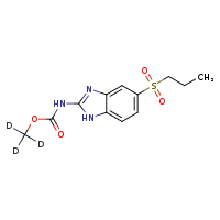 (²H?)methyl N-[5-(propane-1-sulfonyl)-1H-1,3-benzodiazol-2-yl]carbamate