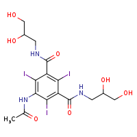 N1,N3-bis(2,3-dihydroxypropyl)-5-acetamido-2,4,6-triiodobenzene-1,3-dicarboxamide