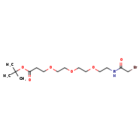 tert-butyl 3-(2-{2-[2-(2-bromoacetamido)ethoxy]ethoxy}ethoxy)propanoate