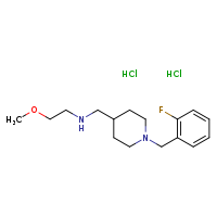 ({1-[(2-fluorophenyl)methyl]piperidin-4-yl}methyl)(2-methoxyethyl)amine dihydrochloride