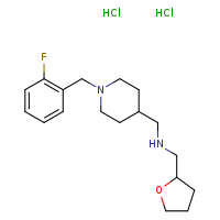 ({1-[(2-fluorophenyl)methyl]piperidin-4-yl}methyl)(oxolan-2-ylmethyl)amine dihydrochloride