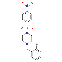 1-[(2-methylphenyl)methyl]-4-(4-nitrobenzenesulfonyl)piperazine