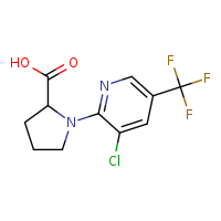 1-[3-chloro-5-(trifluoromethyl)pyridin-2-yl]pyrrolidine-2-carboxylic acid