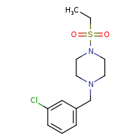 1-[(3-chlorophenyl)methyl]-4-(ethanesulfonyl)piperazine