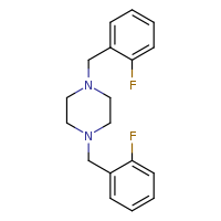 1,4-bis[(2-fluorophenyl)methyl]piperazine