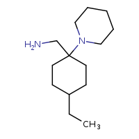1-[4-ethyl-1-(piperidin-1-yl)cyclohexyl]methanamine