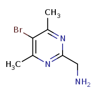 1-(5-bromo-4,6-dimethylpyrimidin-2-yl)methanamine