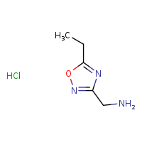 1-(5-ethyl-1,2,4-oxadiazol-3-yl)methanamine hydrochloride