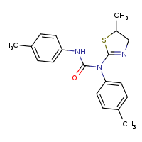 1-(5-methyl-4,5-dihydro-1,3-thiazol-2-yl)-1,3-bis(4-methylphenyl)urea