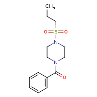 1-benzoyl-4-(propane-1-sulfonyl)piperazine