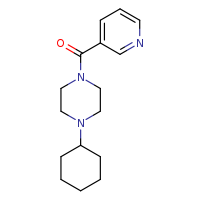 1-cyclohexyl-4-(pyridine-3-carbonyl)piperazine