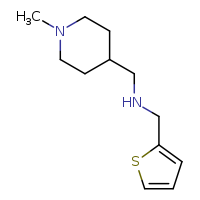 [(1-methylpiperidin-4-yl)methyl](thiophen-2-ylmethyl)amine