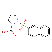 1-(naphthalene-2-sulfonyl)pyrrolidine-2-carboxylic acid