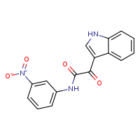 2-(1H-indol-3-yl)-N-(3-nitrophenyl)-2-oxoacetamide