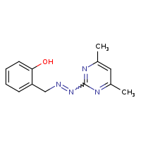 2-{[2-(4,6-dimethylpyrimidin-2-yl)diazen-1-yl]methyl}phenol