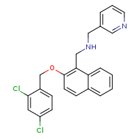 ({2-[(2,4-dichlorophenyl)methoxy]naphthalen-1-yl}methyl)(pyridin-3-ylmethyl)amine