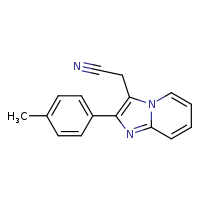 2-[2-(4-methylphenyl)imidazo[1,2-a]pyridin-3-yl]acetonitrile