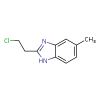 2-(2-chloroethyl)-5-methyl-1H-1,3-benzodiazole