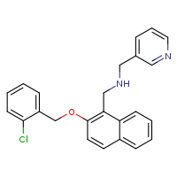 ({2-[(2-chlorophenyl)methoxy]naphthalen-1-yl}methyl)(pyridin-3-ylmethyl)amine
