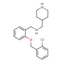 ({2-[(2-chlorophenyl)methoxy]phenyl}methyl)(piperidin-4-ylmethyl)amine