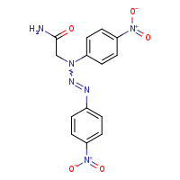 2-[(2E)-1,3-bis(4-nitrophenyl)triaz-2-en-1-yl]acetamide