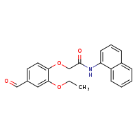 2-(2-ethoxy-4-formylphenoxy)-N-(naphthalen-1-yl)acetamide