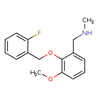 ({2-[(2-fluorophenyl)methoxy]-3-methoxyphenyl}methyl)(methyl)amine