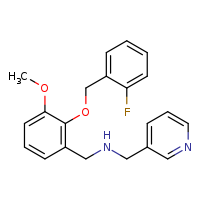 ({2-[(2-fluorophenyl)methoxy]-3-methoxyphenyl}methyl)(pyridin-3-ylmethyl)amine