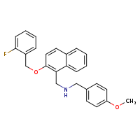 ({2-[(2-fluorophenyl)methoxy]naphthalen-1-yl}methyl)[(4-methoxyphenyl)methyl]amine