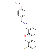 ({2-[(2-fluorophenyl)methoxy]phenyl}methyl)[(4-methoxyphenyl)methyl]amine