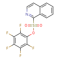 2,3,4,5,6-pentafluorophenyl isoquinoline-1-sulfonate