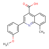 2-(3-methoxyphenyl)-8-methylquinoline-4-carboxylic acid