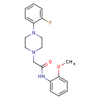 2-[4-(2-fluorophenyl)piperazin-1-yl]-N-(2-methoxyphenyl)acetamide