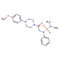 ({2-[4-(4-methoxyphenyl)piperazin-1-yl]-2-oxoethyl}(phenyl)sulfamoyl)dimethylamine