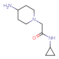 2-(4-aminopiperidin-1-yl)-N-cyclopropylacetamide