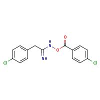 2-(4-chlorophenyl)ethanimidamido 4-chlorobenzoate