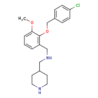 ({2-[(4-chlorophenyl)methoxy]-3-methoxyphenyl}methyl)(piperidin-4-ylmethyl)amine
